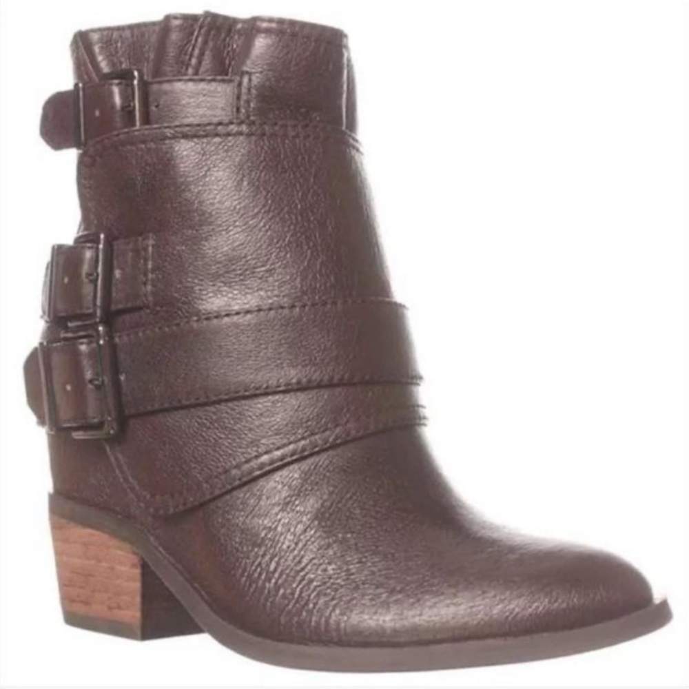 Jessica Simpson Teagan Wrap Harness Boots 5/35 Petite Western Bohemian Moto Edgy - Picture 13 of 13